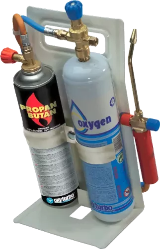 Φορητή οξυγονοκόλληση με φιάλες οξυγόνου & προπανίου - βουτανίου